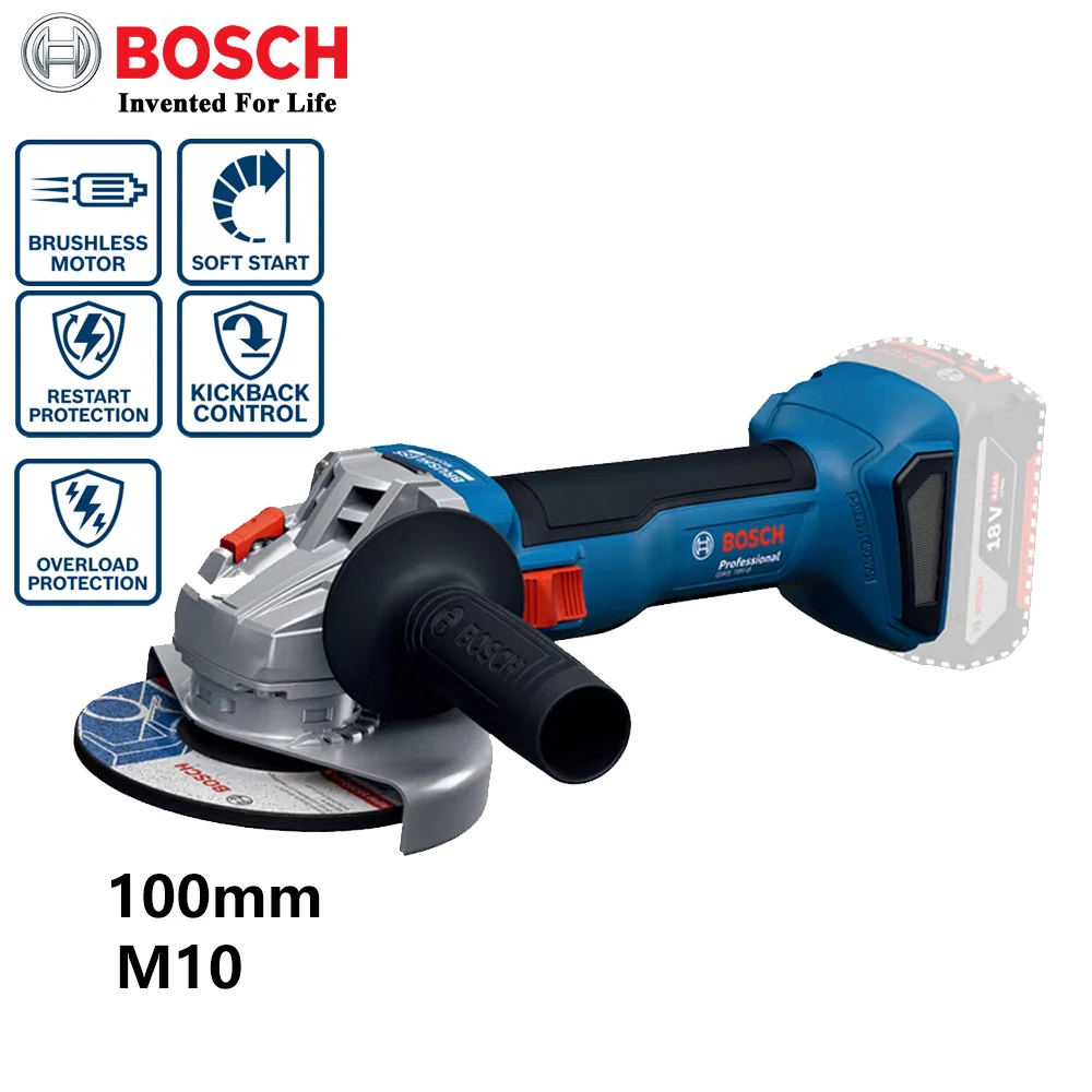 Power Tools Professional - بوش GWS 18V-8 بروفيشنال، جلاخة زاوية