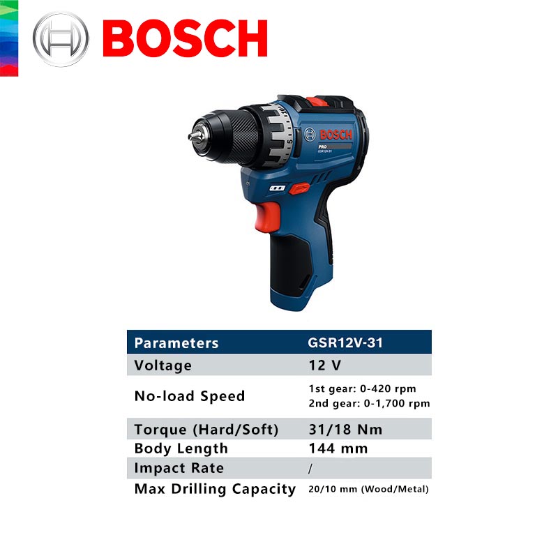 بوش GSR 12V-31 مثقاب لاسلكي اح - مراجعة Power Tools Professional وسعره